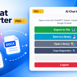 AI Chat Exporter PRO